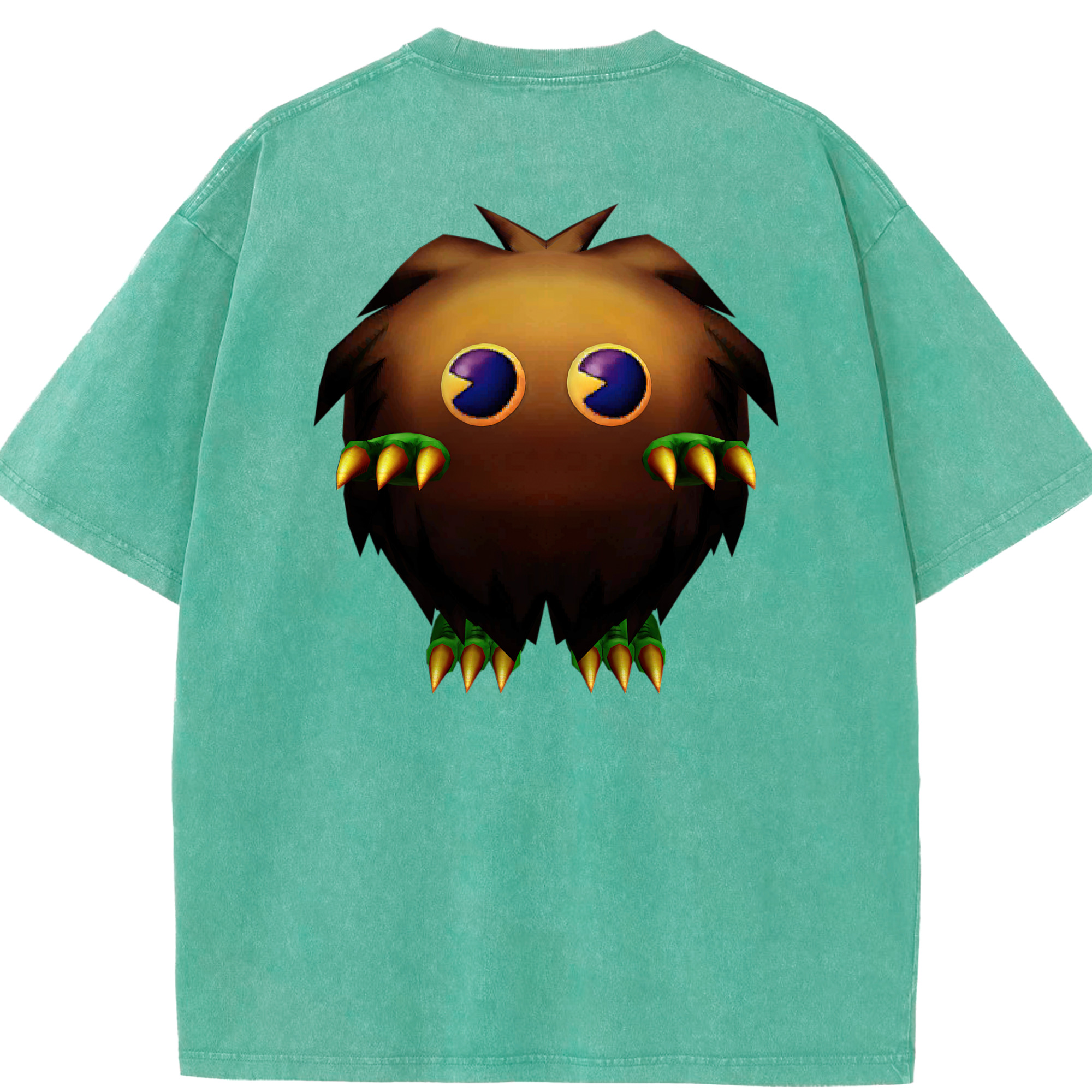 （画像用） 遊☆戯☆王 Yu-Gi-Oh! 綿100% ヴィンテージ風 半袖Tシャツ（背面プリント）